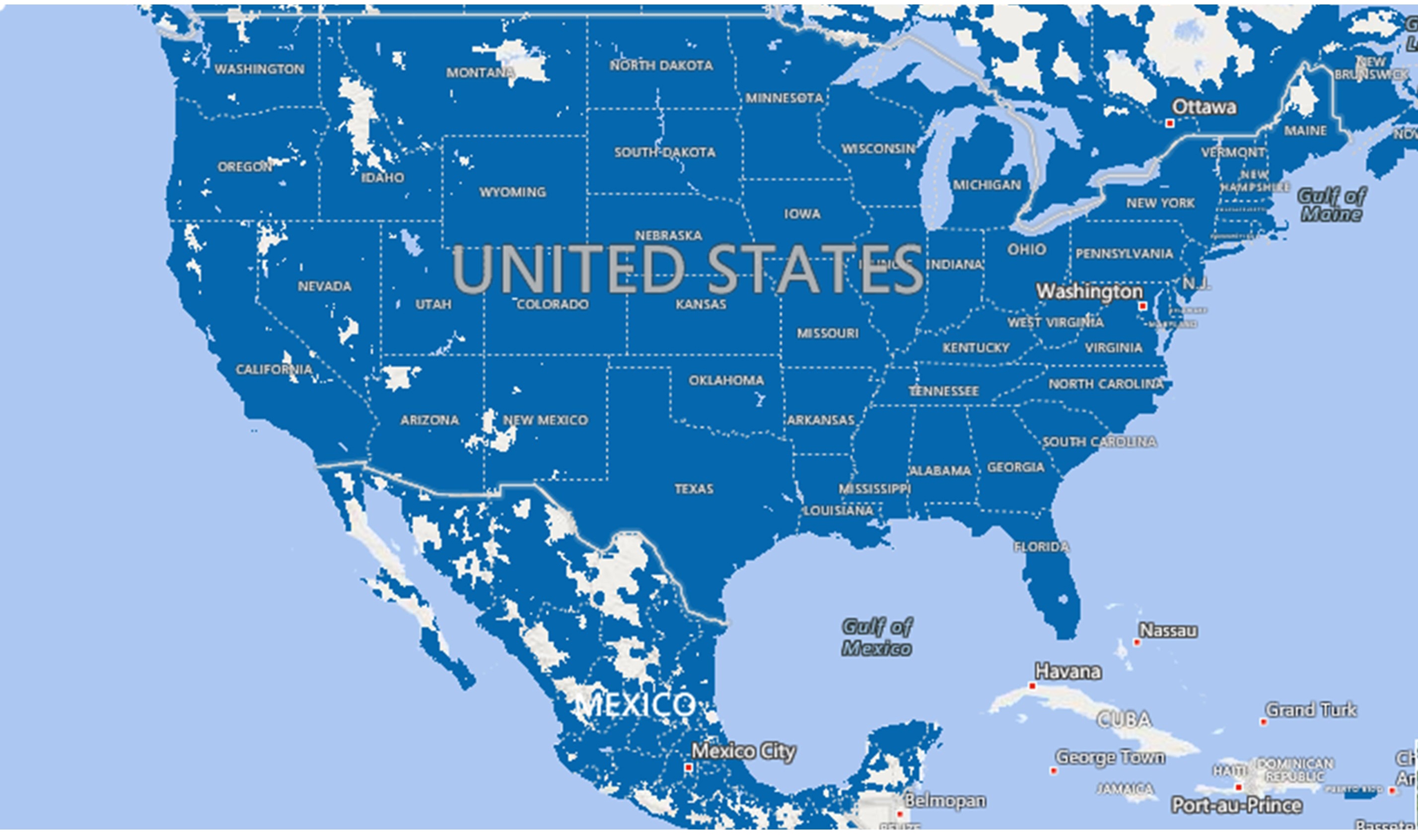 FreedomLINK+ Coverage Map
