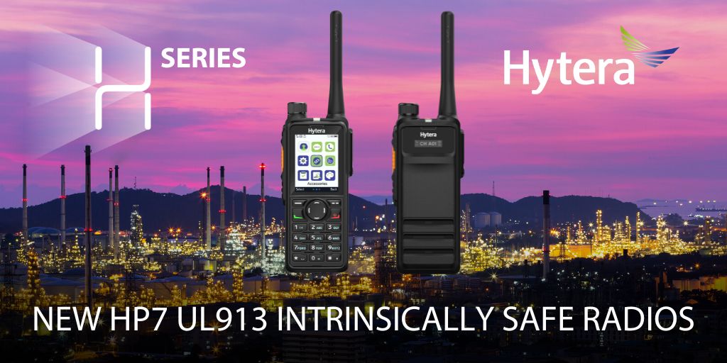 New Hytera HP7 UL913 Series Intrinsically Safe Radios